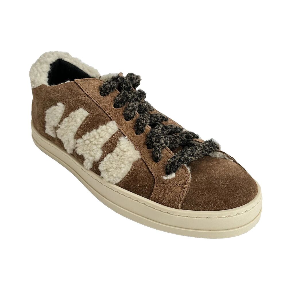 New P448 John Faux Shearling Suede Fall Sherpa Sneakers 36